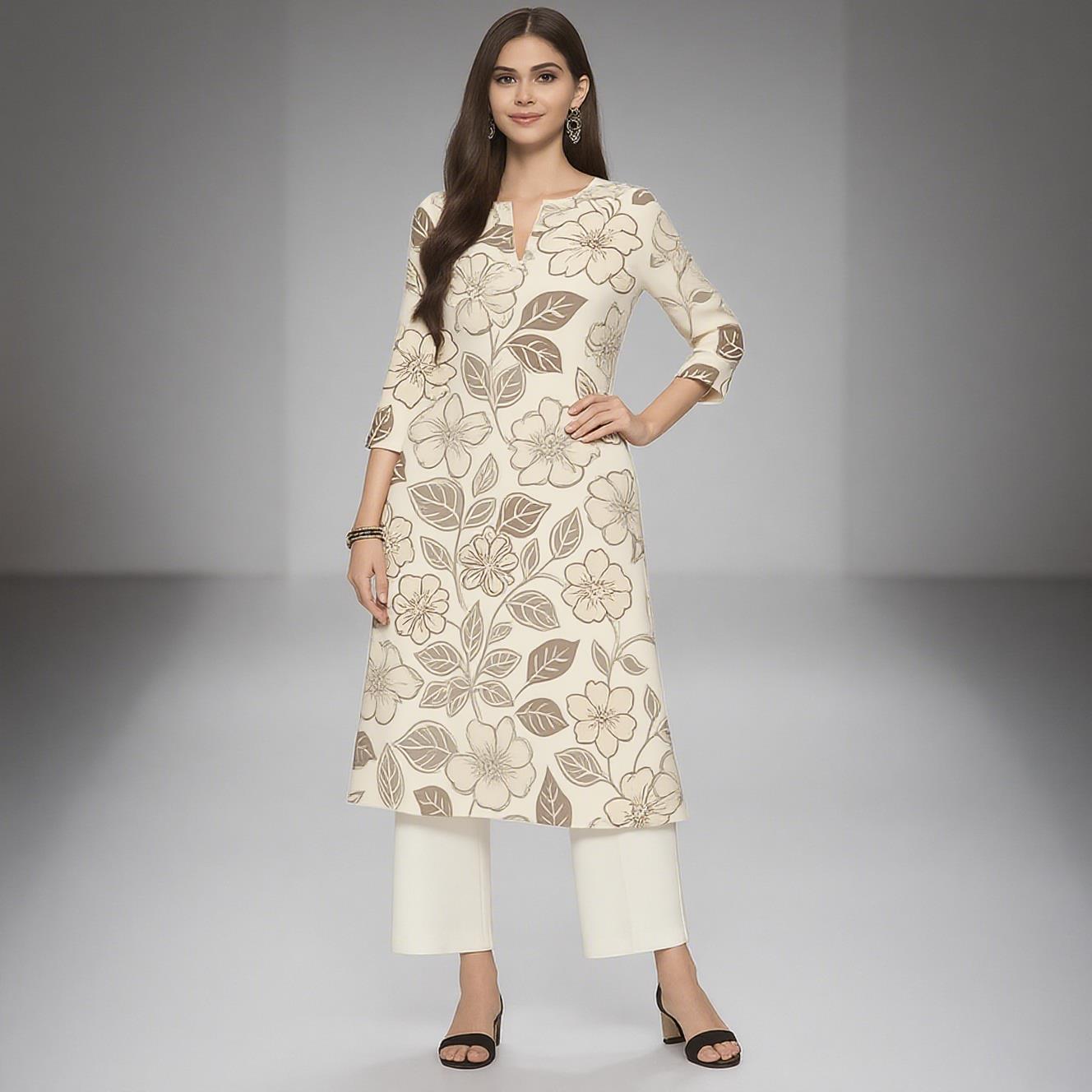 Ethnic Fashion Kurtis - Мусульманское женское повседневное модное платье Kurt,