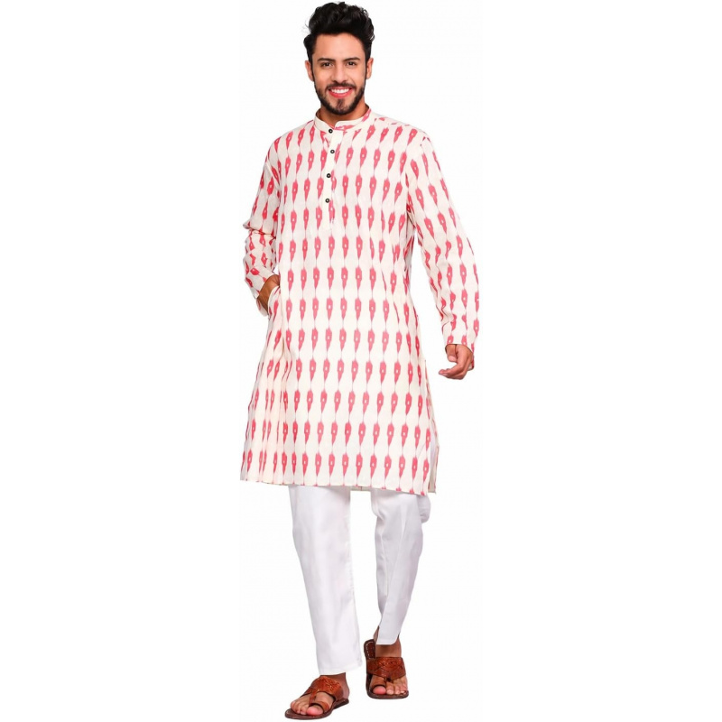 Kurta Men Cotton - Мужской комплект из чистого хлопка: курта