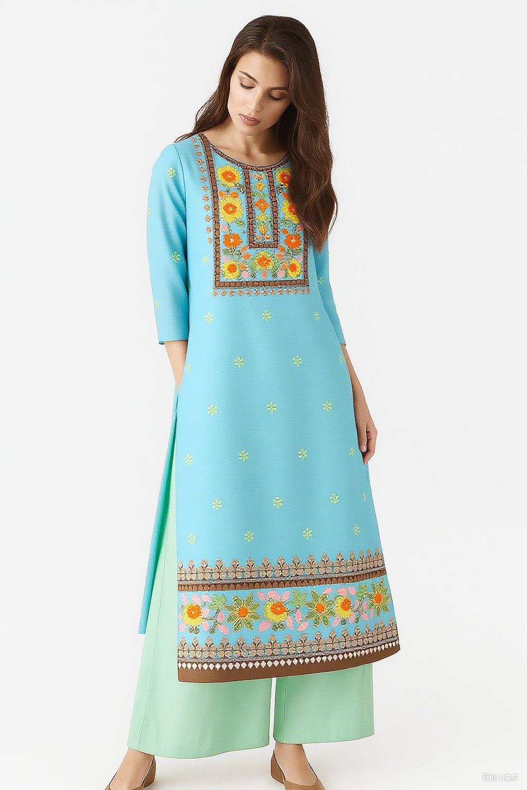 Ethnic Fashion Kurtis - Мусульманский Курт, женская мода, этническое платье