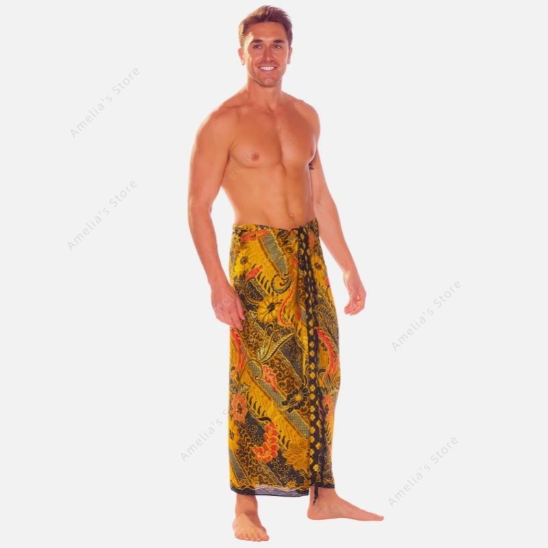 Batik Sarong Wrap - Саронги Мужские Саронг с традиционным мотивом