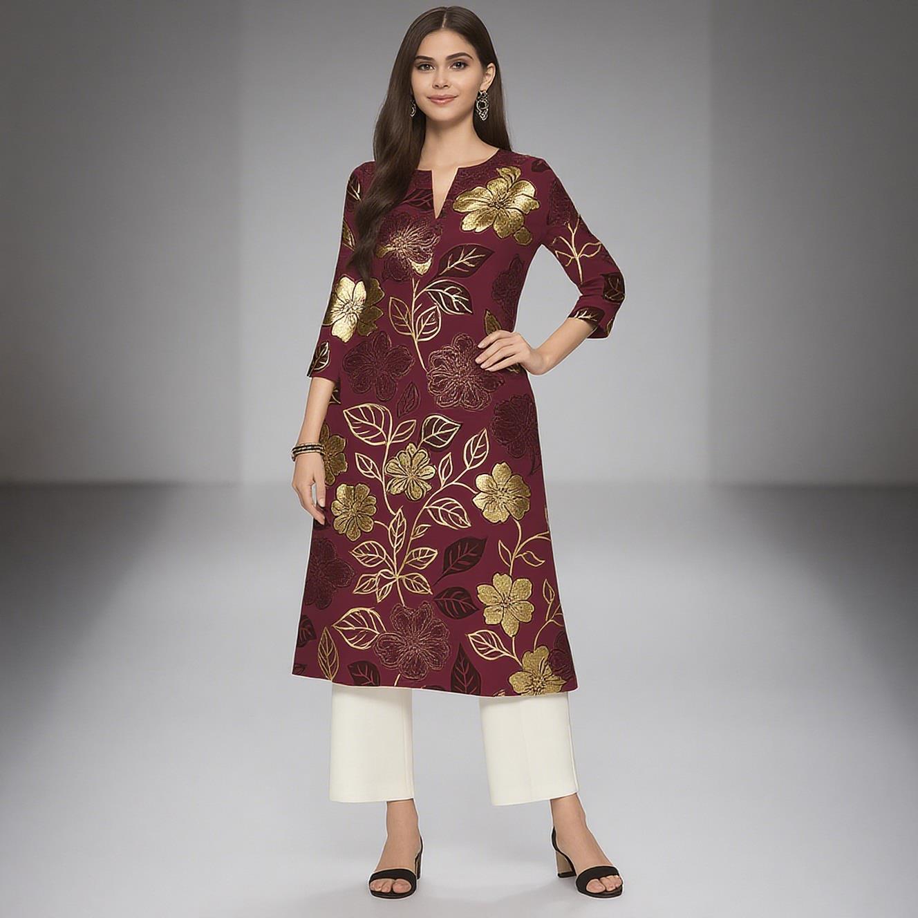 Мусульманское женское повседне – обзор и цена Ethnic Fashion Kurtis