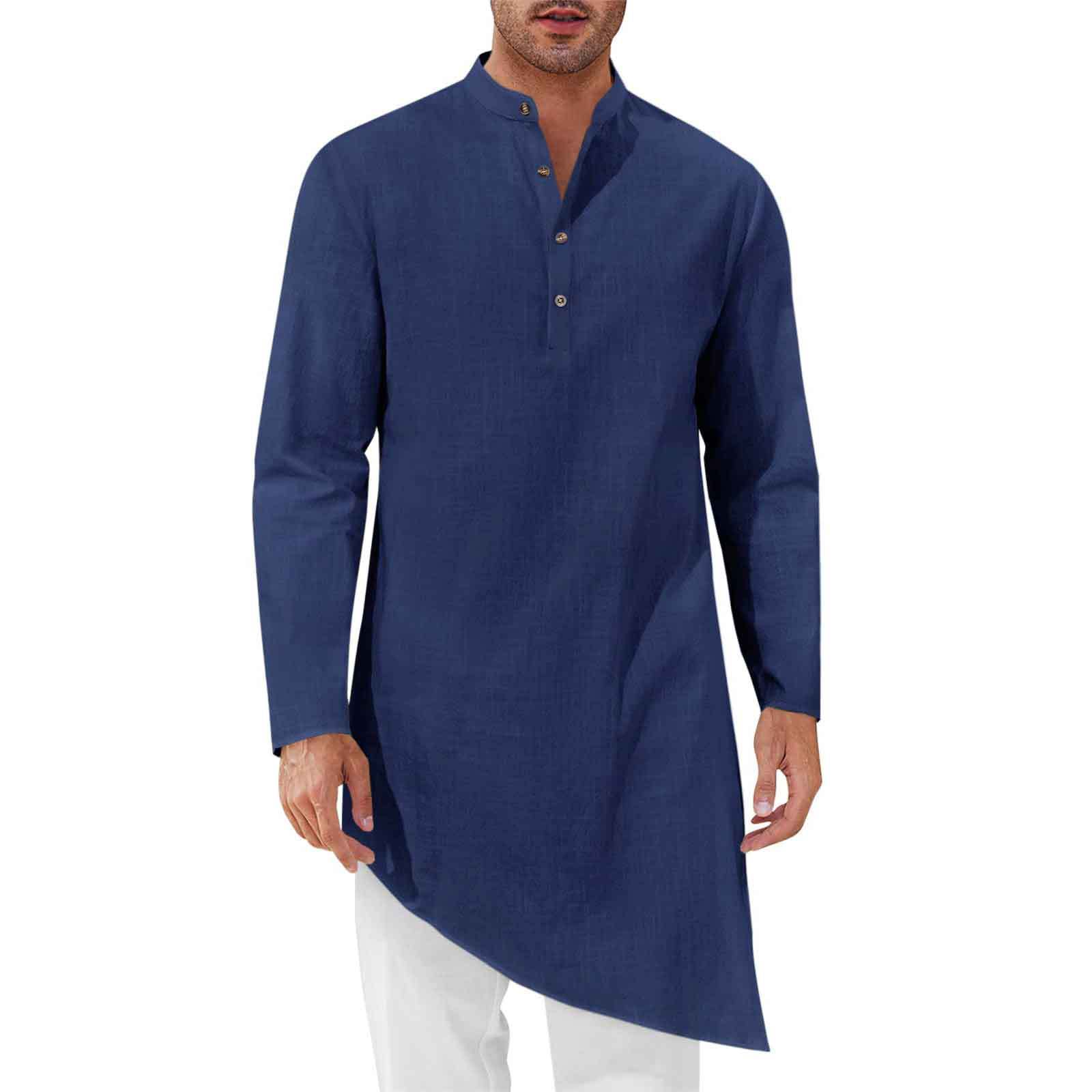 Минималистичные длинные рубашк – обзор и цена Kurta Men Cotton