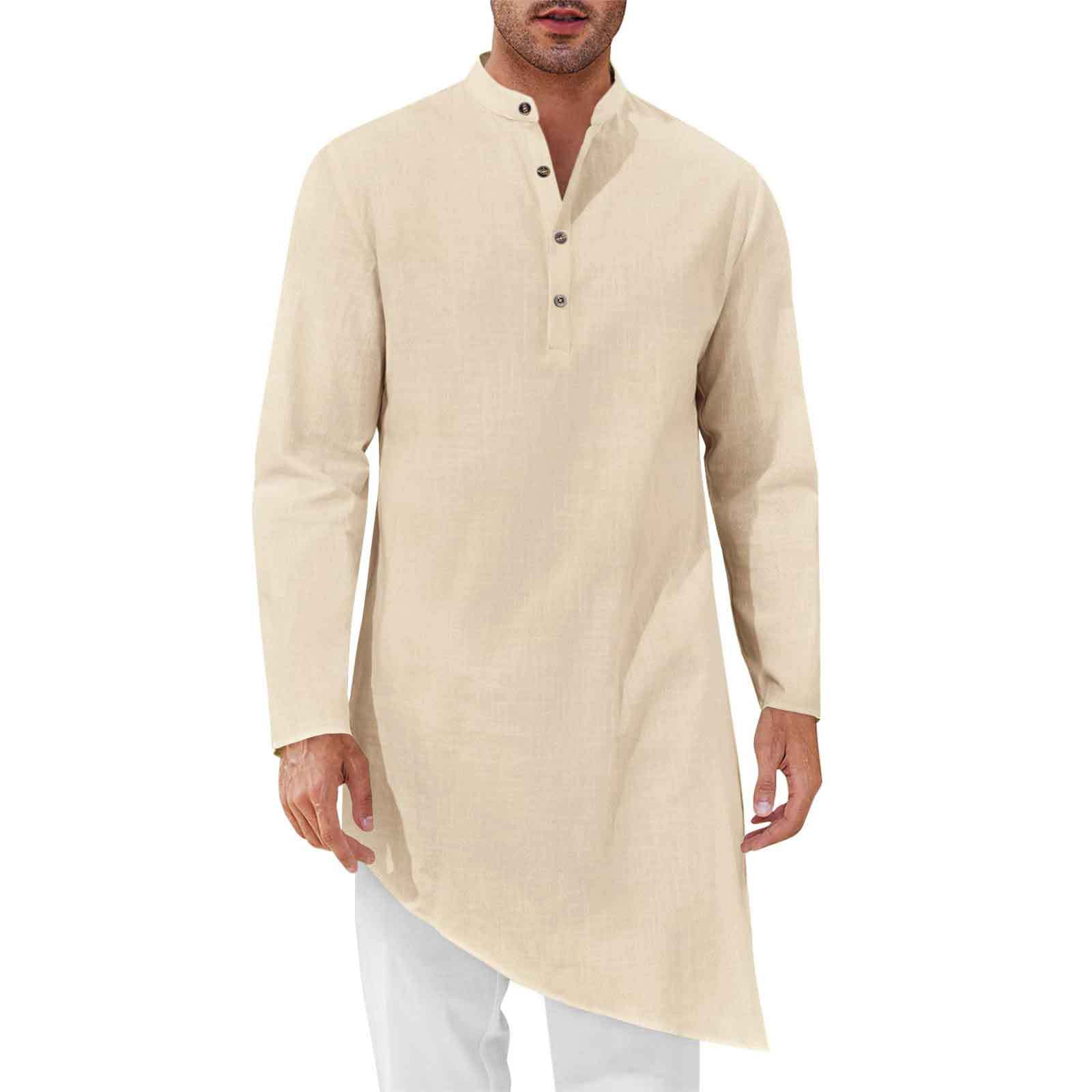 Минималистичные длинные рубашк – обзор и цена Kurta Men Cotton