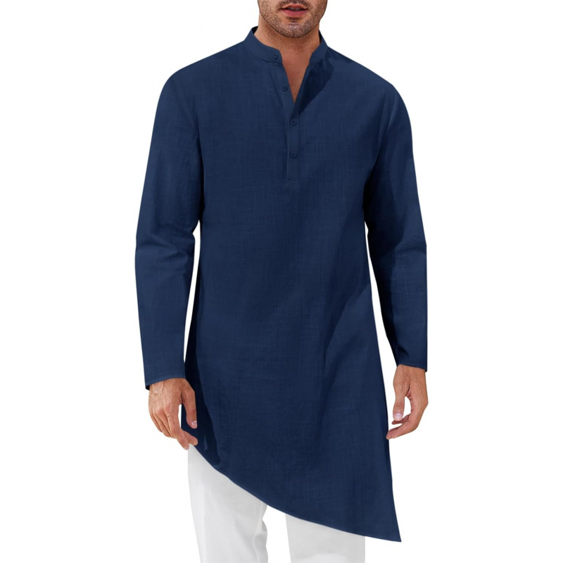Мужской кафтан-халат из хлопка – обзор и цена Kurta Men Cotton