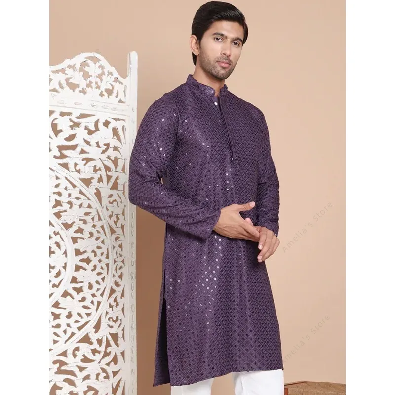 Индийская мужская туника Kurta – обзор и цена Kurta Men Cotton