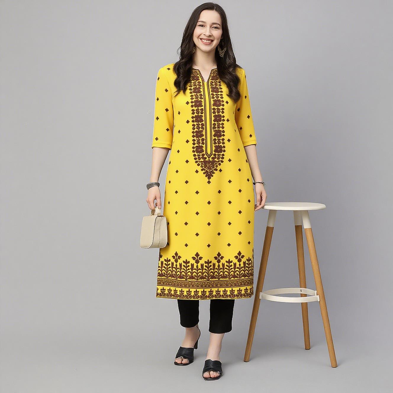 Мусульманские цветы Курта, жен – обзор и цена Ethnic Fashion Kurtis