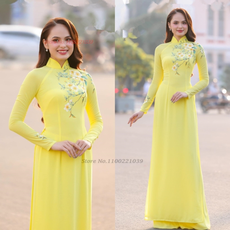  2026 традиционное улучшенное – обзор и цена Ao Dai Vietnam Dress