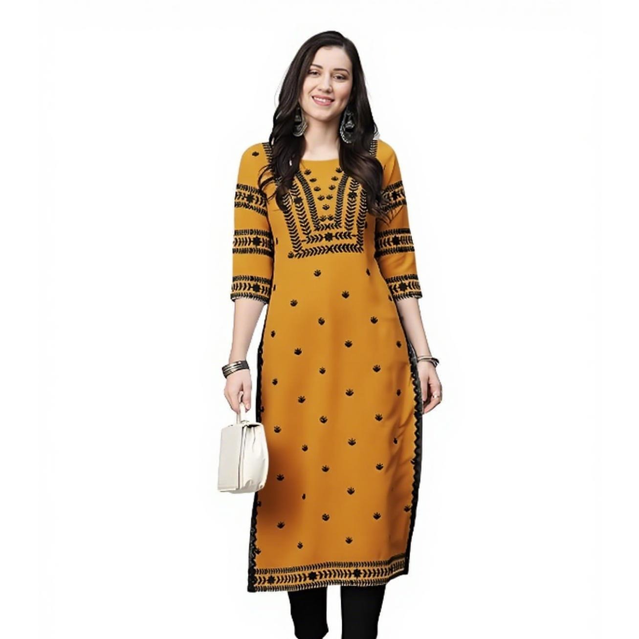 Мусульманские цветы Курта, жен – обзор и цена Ethnic Fashion Kurtis