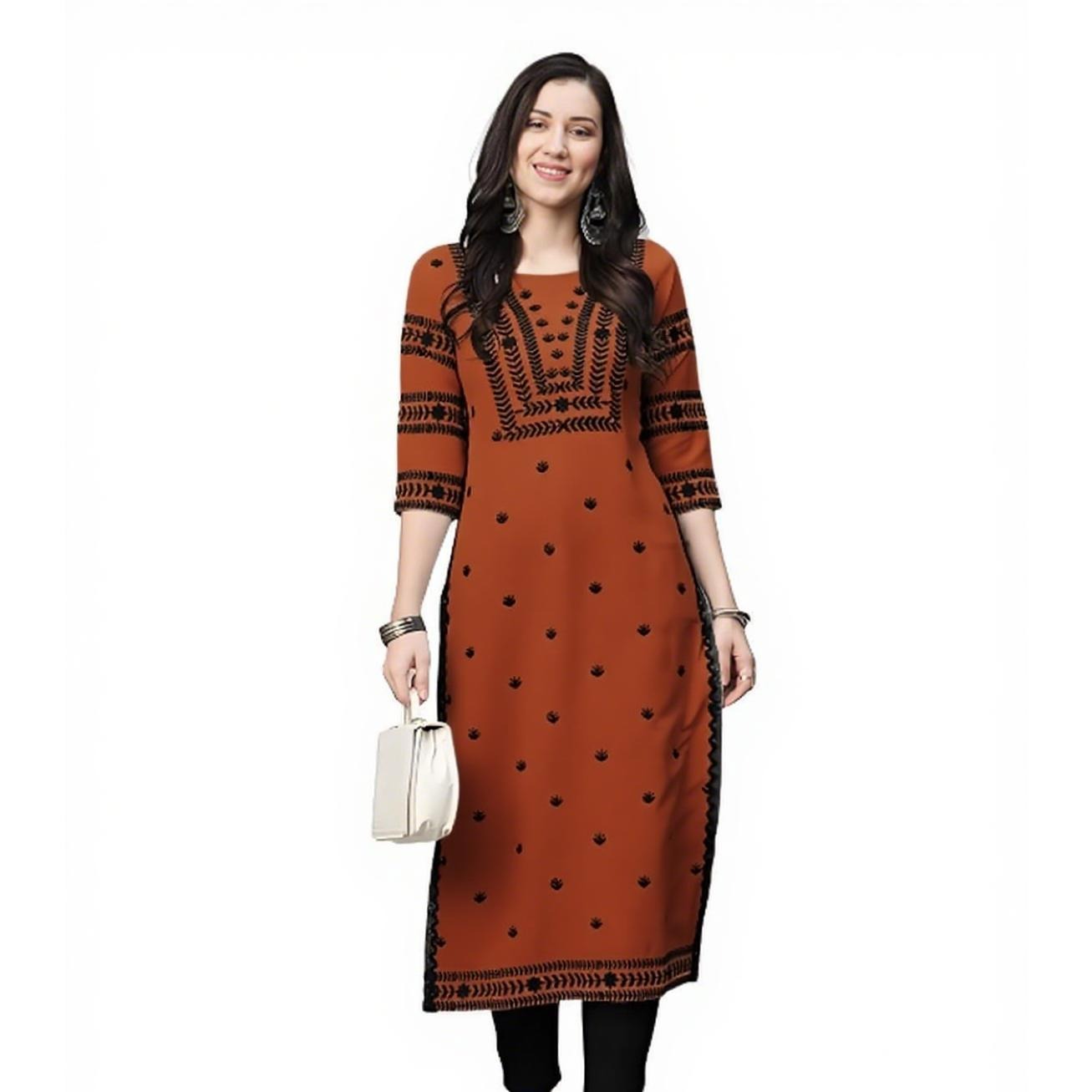 Мусульманские цветы Курта, жен – обзор и цена Ethnic Fashion Kurtis