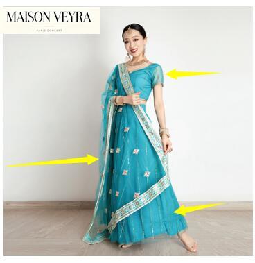 Индийское женское сари с вышив – обзор и цена Saree Georgette Women