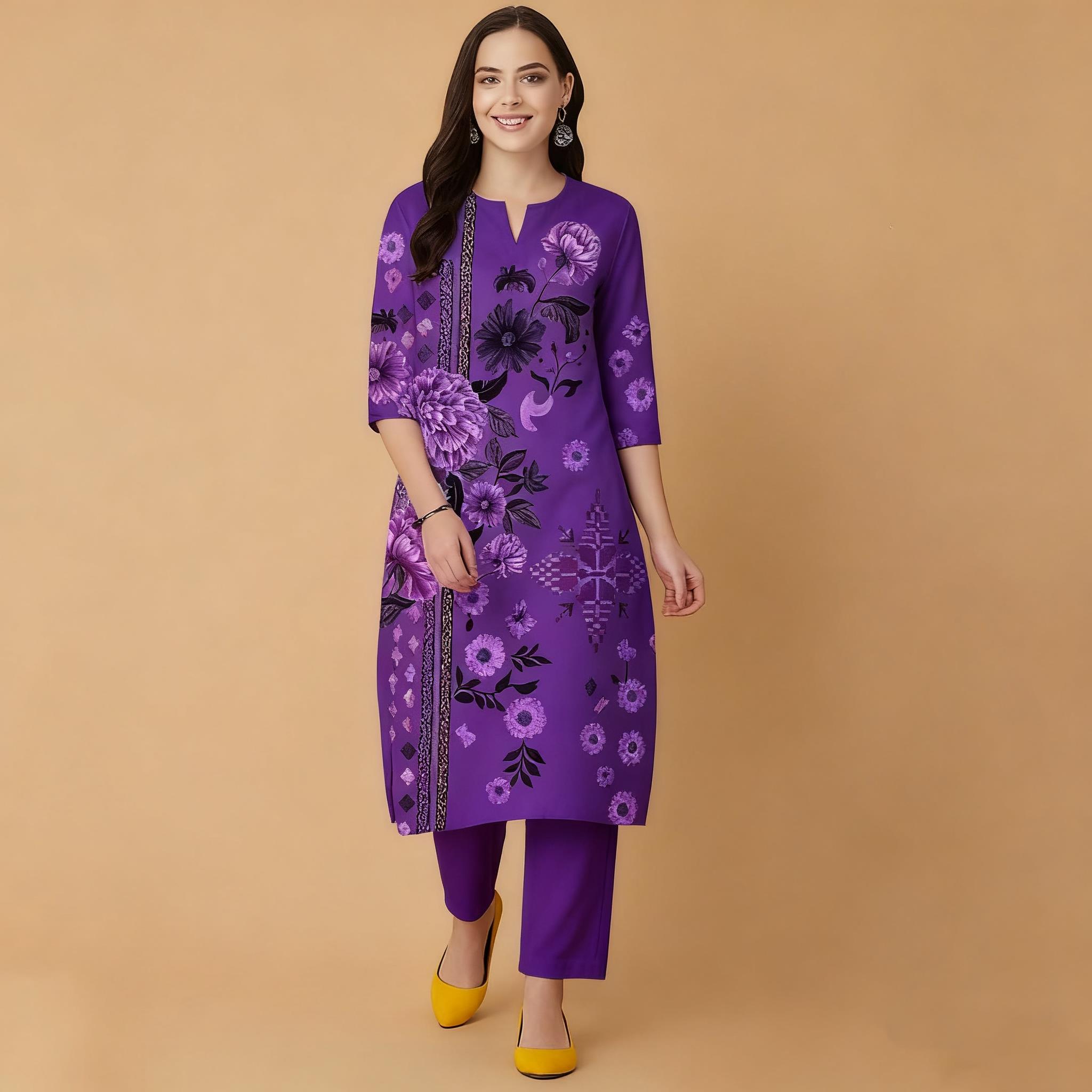 Мусульманские цветы Курта Рожд – обзор и цена Ethnic Fashion Kurtis