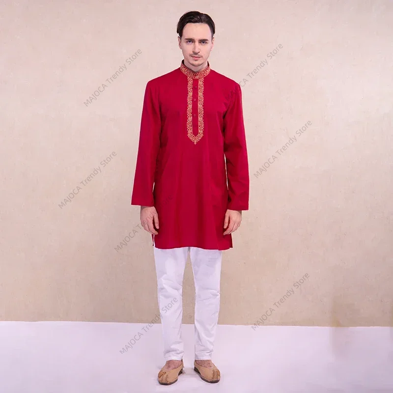Индийское платье для мужчин, р – обзор и цена Kurta Men Cotton