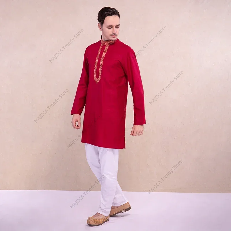 Индийское платье для мужчин, р – обзор и цена Kurta Men Cotton