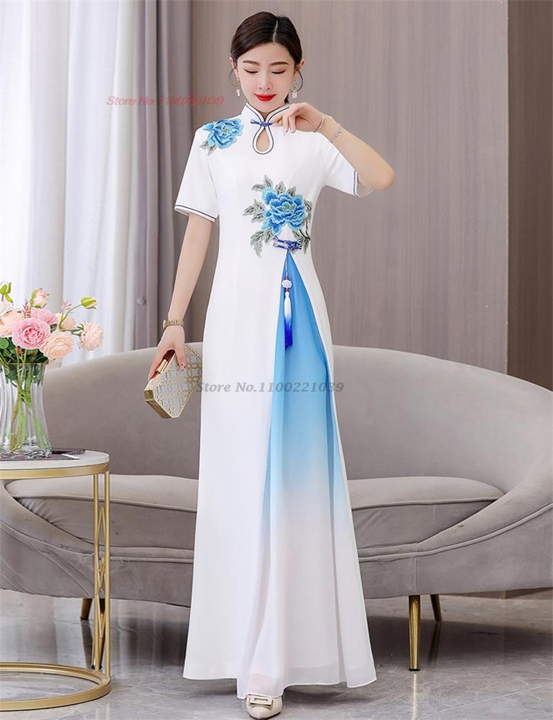 Традиционное вьетнамское плать – обзор и цена Ao Dai Vietnam Dress