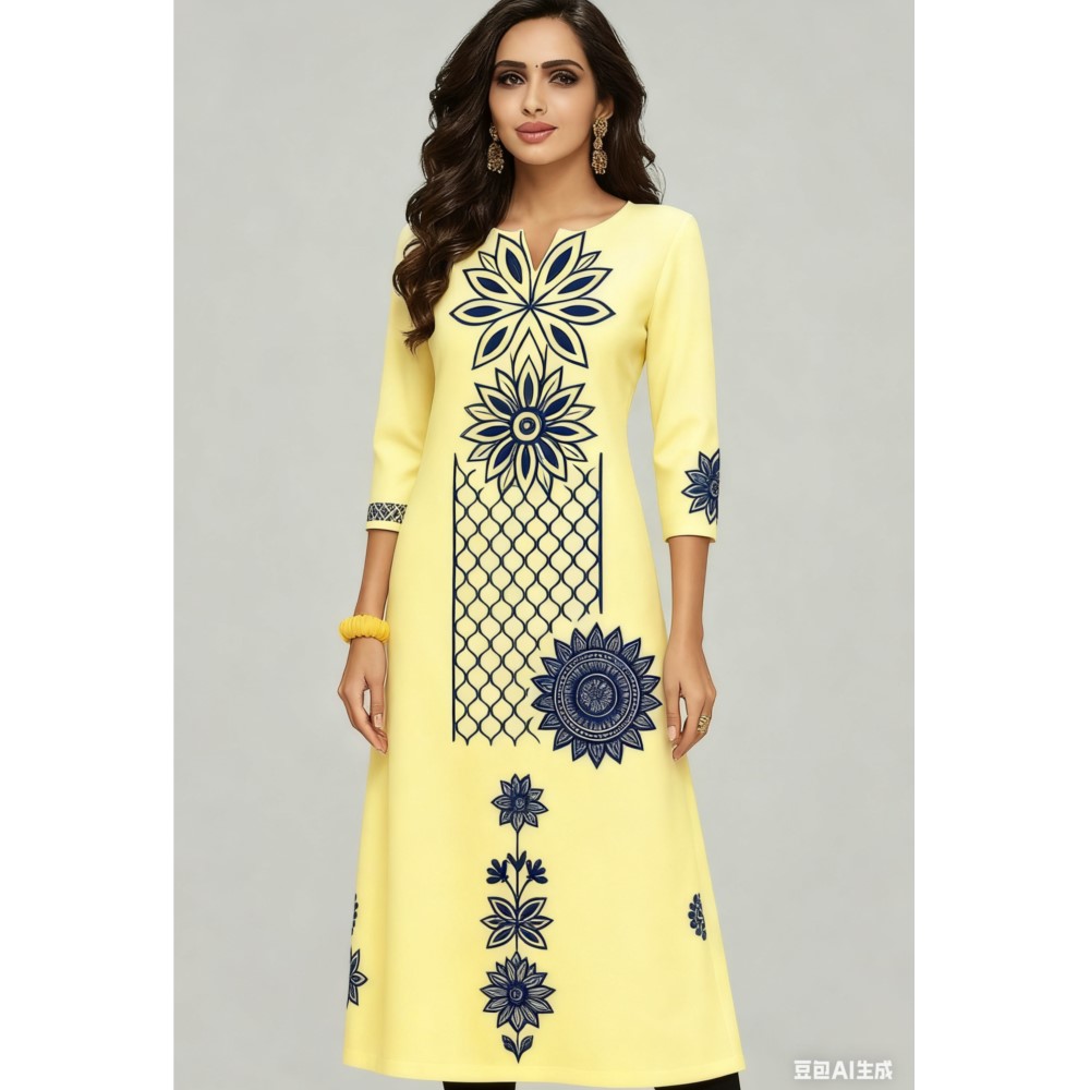 Женское повседневное модное пл – обзор и цена Ethnic Fashion Kurtis