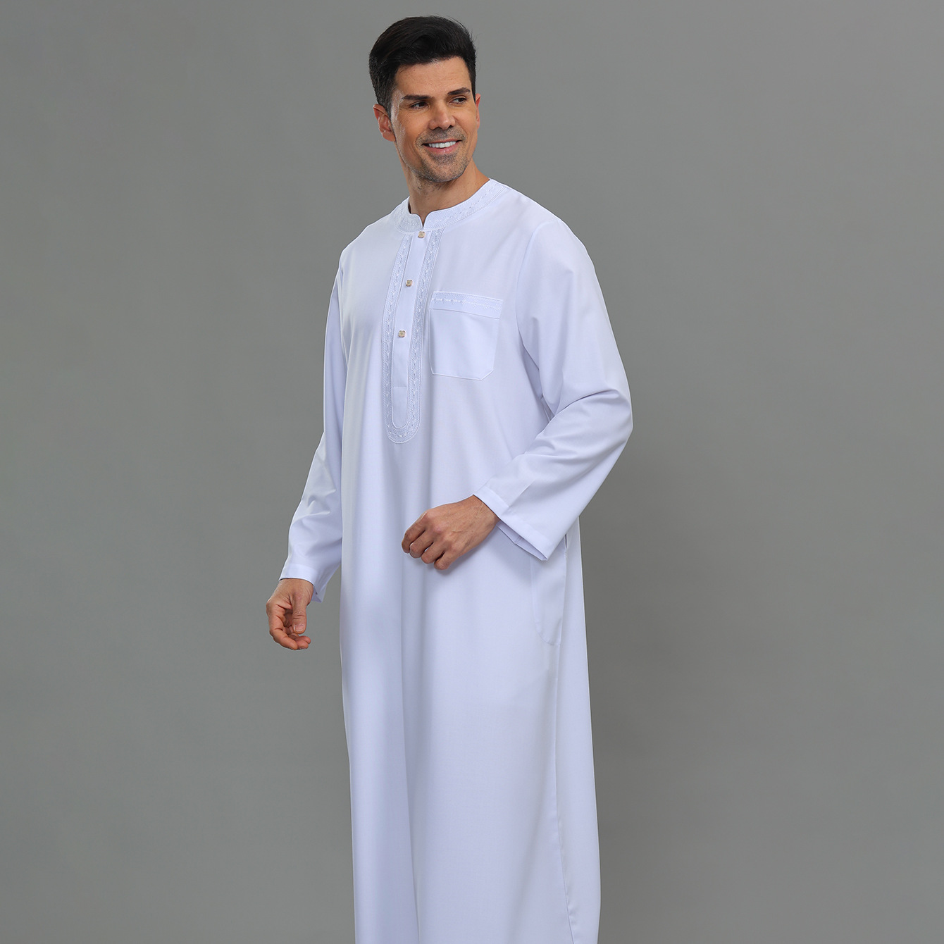 Мужской кафтан-тобе на пуговиц – обзор и цена Kurta Men Cotton
