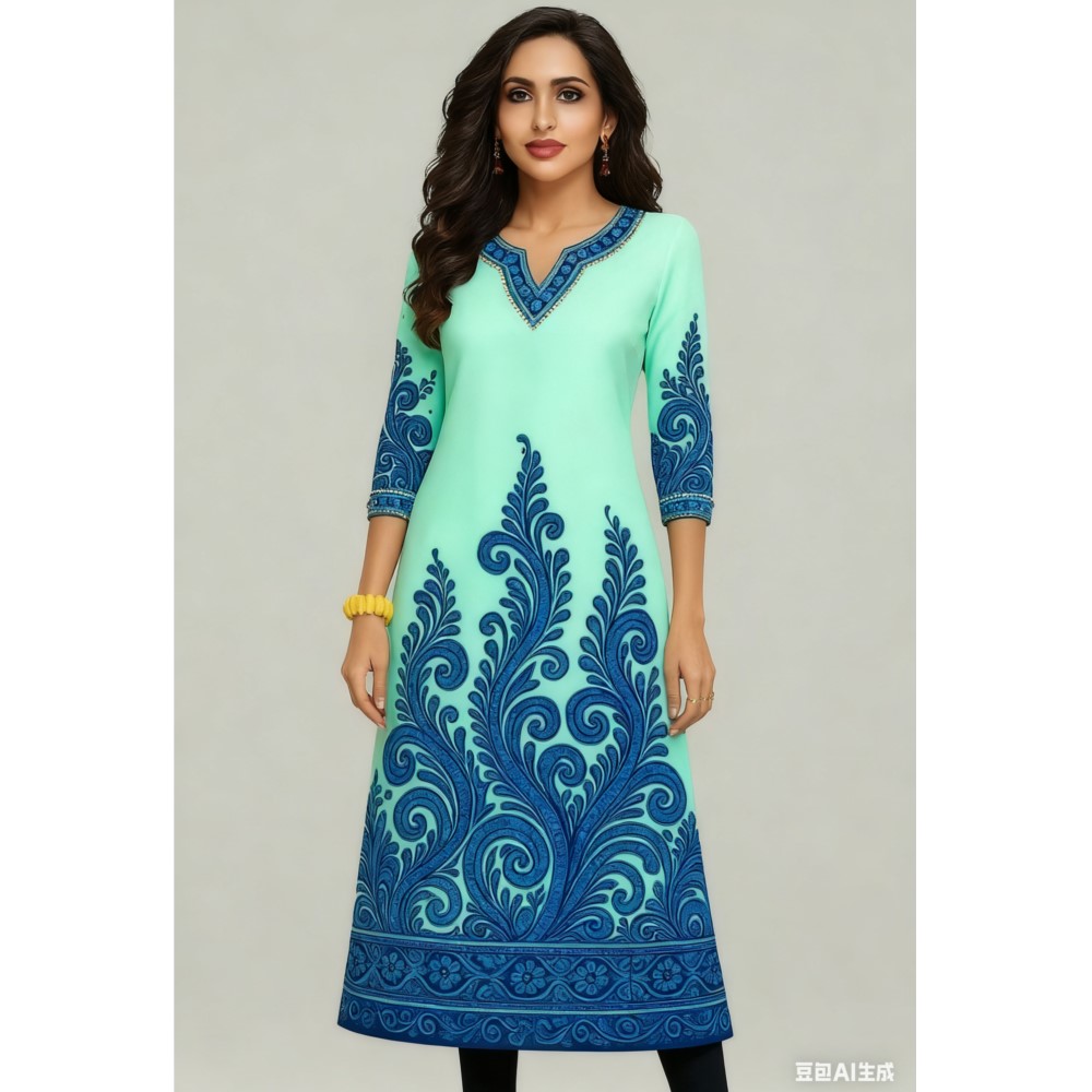 Мусульманские цветы Курта, жен – обзор и цена Ethnic Fashion Kurtis