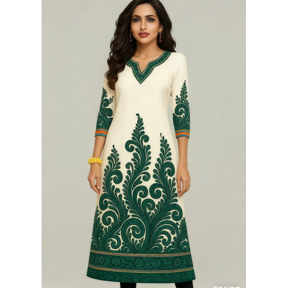 Мусульманские цветы Курта, жен – обзор и цена Ethnic Fashion Kurtis